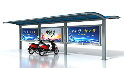 蚌埠雙面摩托車停車棚
