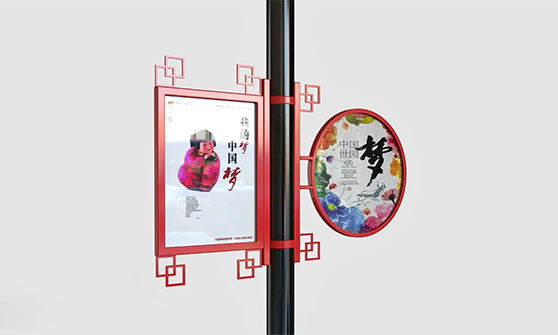燈桿燈箱圖片