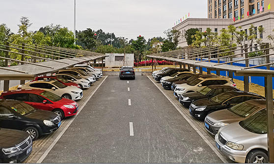 公共自行車棚效果圖