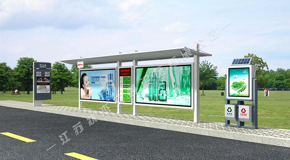 太陽能,不銹鋼，公交候車亭，公交候車亭廠家 _江蘇狀杰交通設(shè)施有限公司